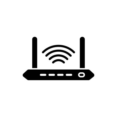 Illustration Vector graphic of router icon template design