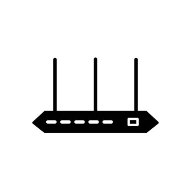 Illustration Vector graphic of router icon template design