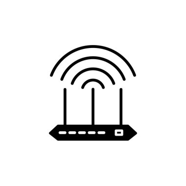 Illustration Vector graphic of router icon template design
