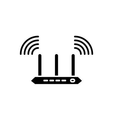 Illustration Vector graphic of router icon template design