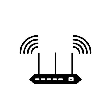 Illustration Vector graphic of router icon template design