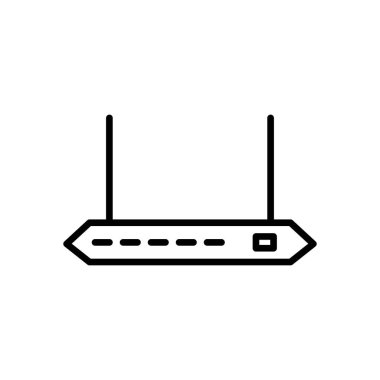 Illustration Vector graphic of router icon template design