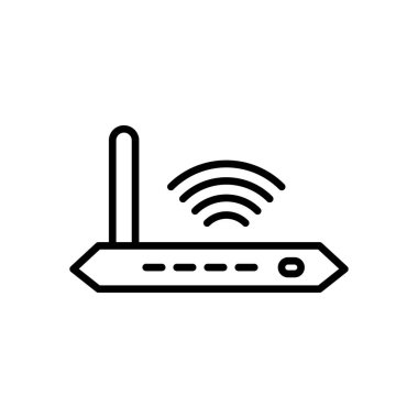 Illustration Vector graphic of router icon template design