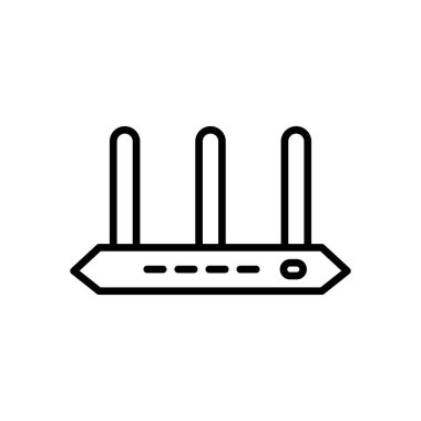 Illustration Vector graphic of router icon template design