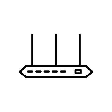 Illustration Vector graphic of router icon template design