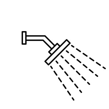 Illustration Vector graphic of shower icon template design