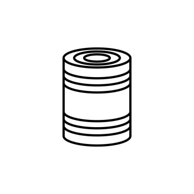 Illustration Vector graphic of tin can icon template design