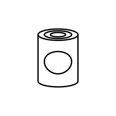 Illustration Vector graphic of tin can icon template design