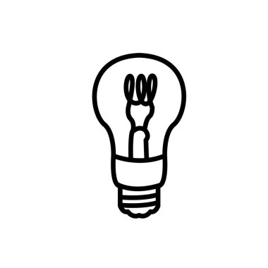 Illustration Vector graphic of bulb lamp icon template design