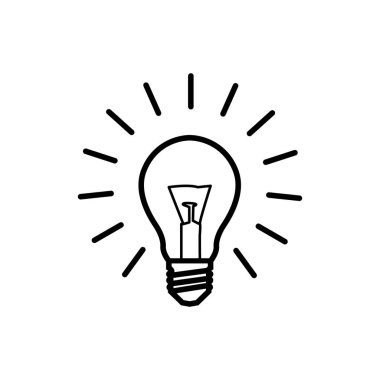 Illustration Vector graphic of bulb lamp icon template design