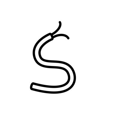 Illustration Vector graphic of cable icon template design