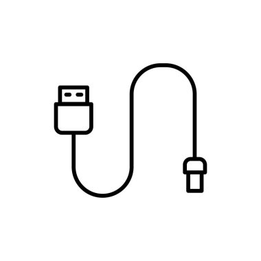 Illustration Vector graphic of cable icon template design