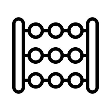Illustration Vector graphic of abacus icon template design
