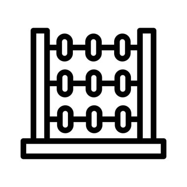 Illustration Vector graphic of abacus icon template design