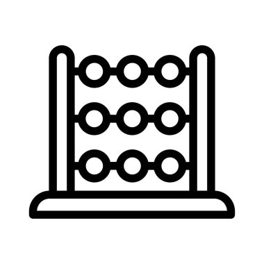 Illustration Vector graphic of abacus icon template design