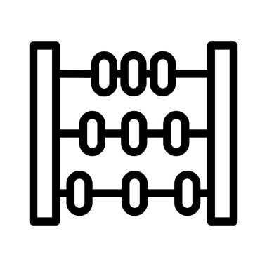 Illustration Vector graphic of abacus icon template design