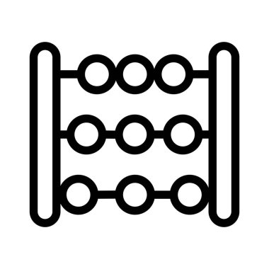 Illustration Vector graphic of abacus icon template design