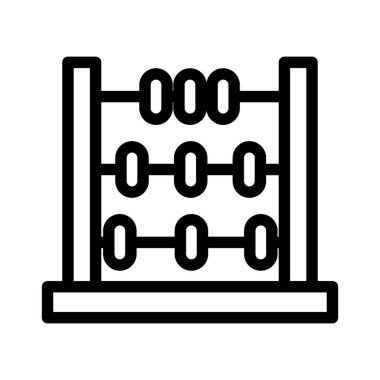 Illustration Vector graphic of abacus icon template design