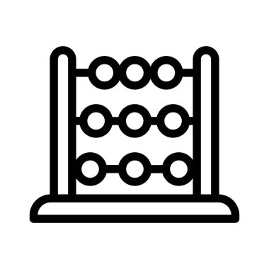 Illustration Vector graphic of abacus icon template design