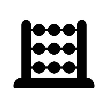 Illustration Vector graphic of abacus icon template design
