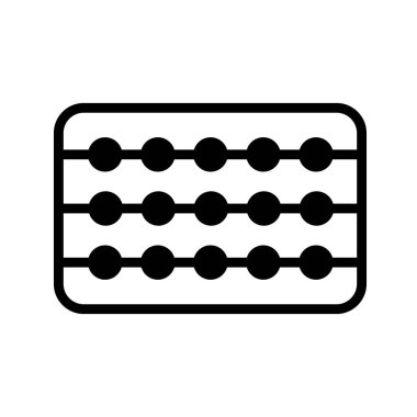 Illustration Vector graphic of abacus icon template design