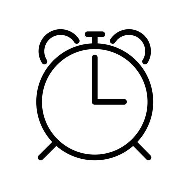 Illustration Vector graphic of alarm clock icon template design