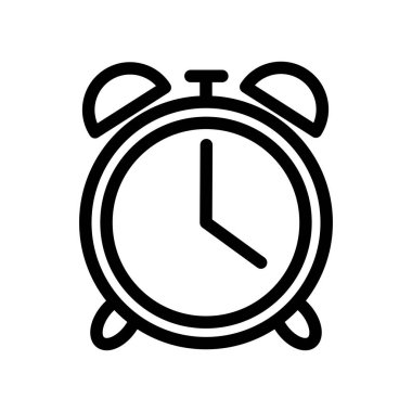 Illustration Vector graphic of alarm clock icon template design