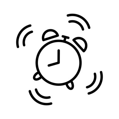 Illustration Vector graphic of alarm clock icon template design