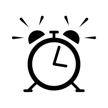 Illustration Vector graphic of alarm clock icon template design