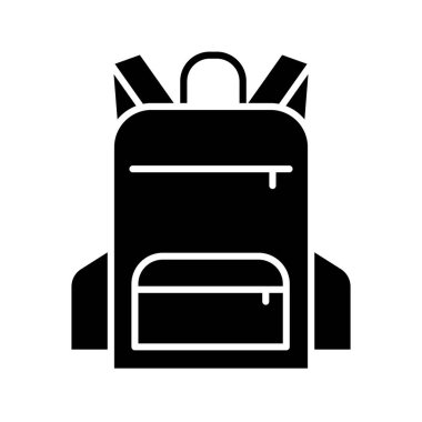 Illustration Vector graphic of Backpack icon template design