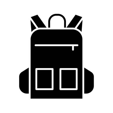 Illustration Vector graphic of Backpack icon template design
