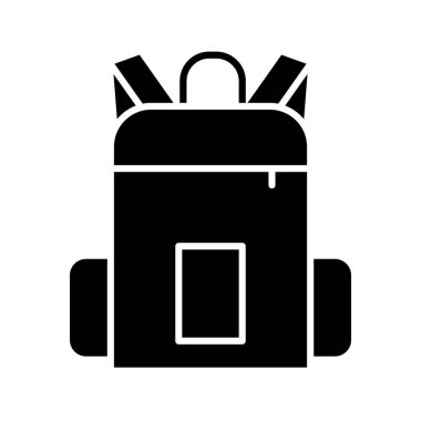 Illustration Vector graphic of Backpack icon template design