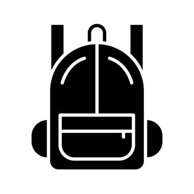 Illustration Vector graphic of Backpack icon template design