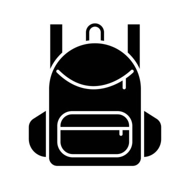Illustration Vector graphic of Backpack icon template design
