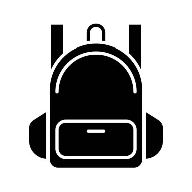Illustration Vector graphic of Backpack icon template design