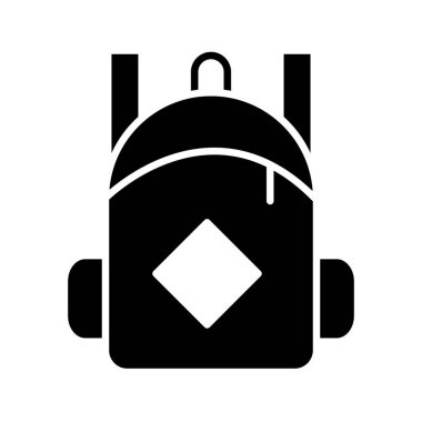 Illustration Vector graphic of Backpack icon template design