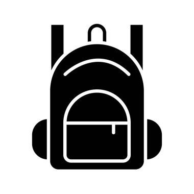 Illustration Vector graphic of Backpack icon template design