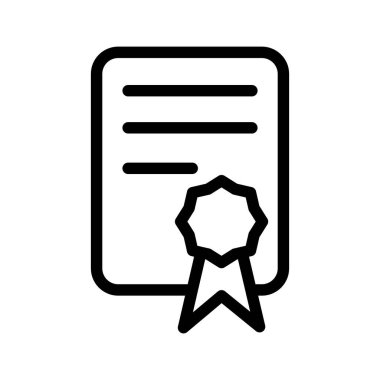Illustration Vector graphic of Certificate icon template design