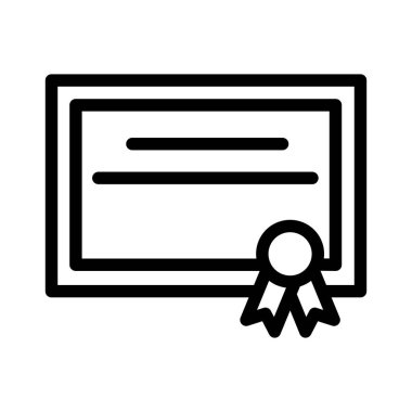Illustration Vector graphic of Certificate icon template design