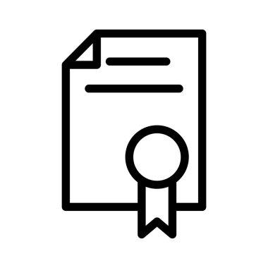 Illustration Vector graphic of Certificate icon template design