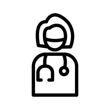 Illustration Vector graphic of Doctor icon template design