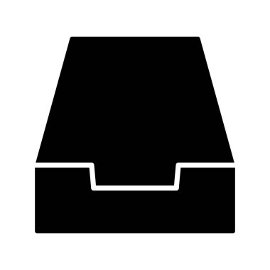 Illustration Vector graphic of file cabinet icon design template