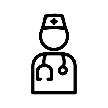 Illustration Vector graphic of Nurse icon template design