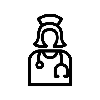 Illustration Vector graphic of Nurse icon template design