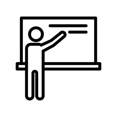 Illustration Vector graphic of Teacher icon template design