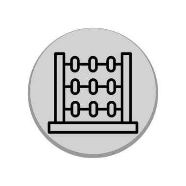 Illustration Vector graphic of abacus icon