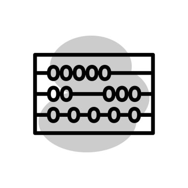 Illustration Vector graphic of abacus icon