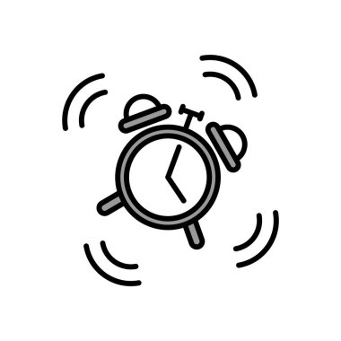 Illustration Vector graphic of alarm clock icon