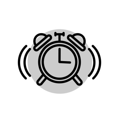 Illustration Vector graphic of alarm clock icon
