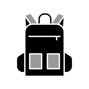 Illustration Vector graphic of Backpack icon template design 